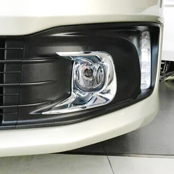 Za Citroen C4 2016 ABS Chrome Avto glavo sprednje luči za meglo lučka okvir dekoracijo nalepke kritje trim avto dodatki styling 2pcs