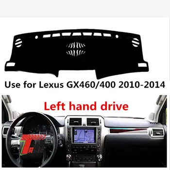 Taijs Levi Strani Pogona Poliestrskih Vlaken, 3 Barve Avto nadzorna plošča Pokrov Anti-UV Dash Mat Lexus GX460/400 2010 2012 2013