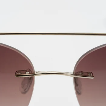 2018 ENGEYA iz nerjavečega jekla super lahka rimless sončna očala blagovne znamke, modni oblikovalec sončna očala za moške vožnje ribolov #T11007