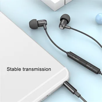 1,2 m Universal 3,5 mm V Uho Stereo Čepkov Slušalke Bas Stereo Zvok Dolžina Kabla Za Mobilni Telefon