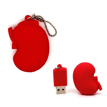 Risanka Možganov, USB Flash Drive Človeških organov model 128MB Pen Drive 64GB Pomnilnika memory Stick 4GB 8GB 16GB 32GB srce/zob/ledvic Pendrive