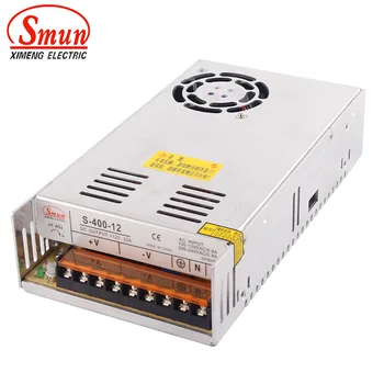 SMUN S-400-12 Stikalni napajalnik 400W 12V 33A AC/DC Napajalnik LED Driver SMPS