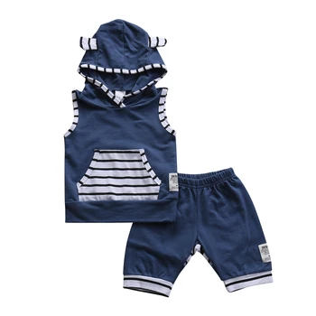 3pcs Novorojenega Dojenčka Otroci Baby Boy, Girl Obleke T-shirt Vrhovi + Hlače 2018 nov prihod prihod Obleko Set