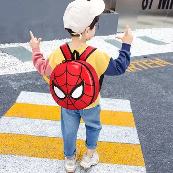 Disney otrok nahrbtnik 3D mochila Spider man Šolsko Trdo Lupino Nahrbtnik Risanka Lep Mini Otroci Lepe torbe