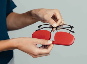 WEARKAPER Anti-Modra Svetloba Denarnice Obravnavi Očala Pravokotne Oblike Ultra-Lahka, Ultra-Kompaktno Ohišje za Vaš Dnevni Nosijo Očala