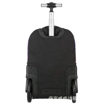 Oxford Potovalne torbe za voziček Potovalni voziček nahrbtnik Vozni šolske torbe na kolesih Nahrbtniki za šolske prtljažni kovček na kolesih