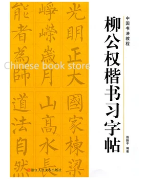 Kitajska Kaligrafija pisanje Tutorial knjiga za začetnike: Yan Chen Liu gongquan hanzi krtačo pisanje magistrskega copybooks,sklop 5