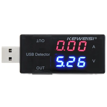 USB Detektor LCD Trenutno Napetost Polnilnika Zmogljivosti Tester Polnilnik USB Zdravnik Moči Meter Besedilo Voltmeter za Mobilni Telefon Popravila