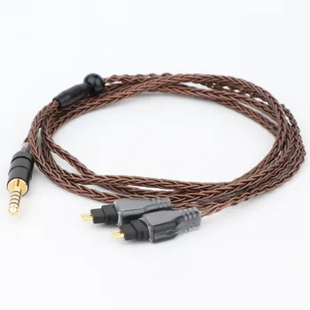 Avdio 4.4 mm 2,5 mm TRRS Uravnoteženo Moško Nadgradnjo Slušalke Kabel za HD650/HD565/HD580/HD600/HD660S/HD25 Slušalke