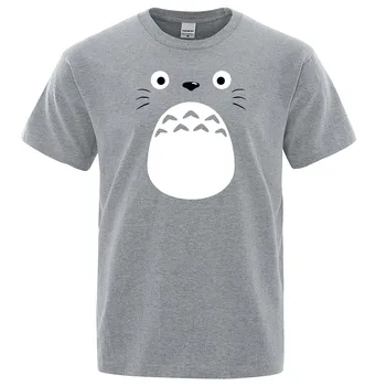 Japonski t-shirt moške Anime Živahen Stran tshirt Totoro t srajce Hayao Miyazaki risanka oblačila Studio Ghibli Harajuku Vrhovi Tees