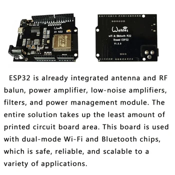 ESP32 Za Wemos D1 Mini Za Arduino R3 D1 R32 WIFI Brezžični Bluetooth Razvoj Odbor CH340 4M Spomin je Eno