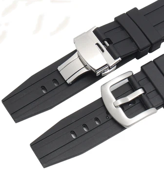 23 mm Silikonski jermenčki Za Tissot T055 T055427A ljudske republike kitajske 200 T035.617 Watch Trak iz Gume Moških Watchband Nepremočljiva jeklene sponke