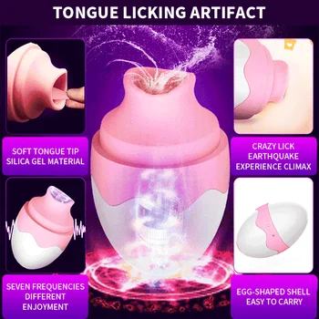 Ustni Klitoris Sesanju Stimulator Jezika Vibrator Nastavek Bedak Prsi Povečavo Massager Vibratorji Sex Igrače Masturbator Za Ženske