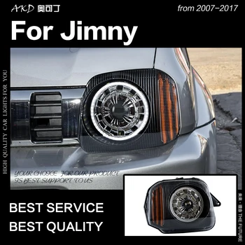 AKD Avto Styling Glavo Svetilka za Suzuki Jimny Žarometi 2007-2017 Jimny LED Smerniki DRL Signal Skril Bi Xenon Auto Dodatki