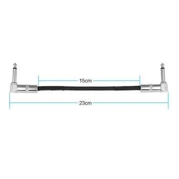 Ammoon 6-Pack-gnome Kitara Učinek Pedal Instrument Patch Kabel 30 cm/ 1.0 metrov Dolg z 1/4