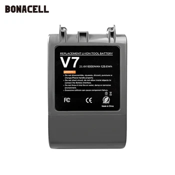 Bonacell za 21,6 V 6000mAh Li-ion Baterija, Zamenjava Za Dyson V7, V7 PUHASTO, V7 ExtraVacuum Čistilo L70