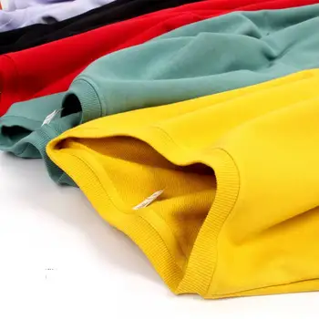 Modni Pulover za Moške Športna Majica Pomlad Jesen Prevelik Barva Dolg Rokav Hoodie Oblačila