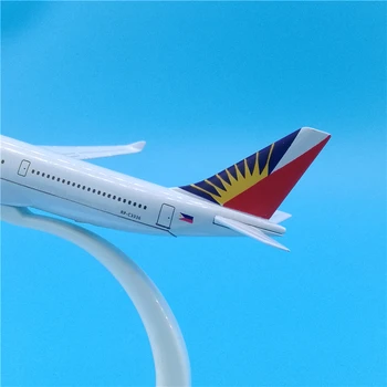 16 cm Filipinski Airlines A330 Zlitine Zrakoplova Model Diecast 1:400 Filipinski Letalo Model Komplet Zbirko, Lahko po Meri Logo