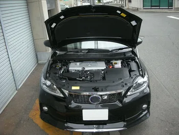 Za leto 2011 - Lexus CT200h ZWA10 hatchback Spredaj Bonnet Kapuco Spremeniti Plina Oporniki iz Ogljikovih Vlaken Pomlad Blažilnik Dvigalo Podporo Absorber