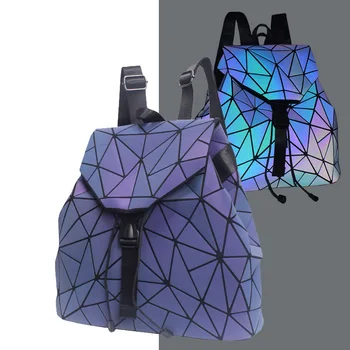 ženske nahrbtnik geometrijske svetlobna torba, šolska torba za najstnice holografski Nahrbtnik Šola dame 2020 vrečko sklopka in torbici