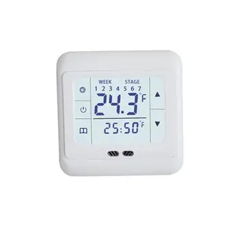 Električna Talna Ogrevanja Soba, Zaslon na Dotik, Termostat za Ogrevanje Sistem Thermoregulator 220V Temperaturni Regulator S Kid Zaklepanje