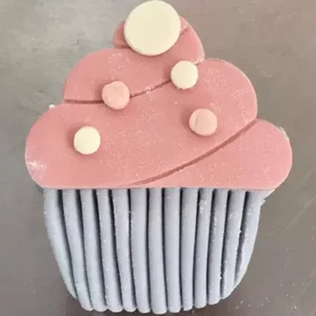 Hrana serije Srčkan Luna Cloude Sladoled Folwers Piškotek Rezila Fondat Piškotov Orodja Izdelan 3D Tiskanih Cookie Cutter Set Orodja Torto