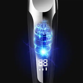 2021 Novo Striženje Moških T-Rezilo Brado Akumulatorski Brivnik LCD-Zaslon Barber Negovalni Komplet