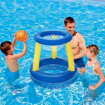 Nova Vodna Košarka Otroški Napihljivi Plavajoče Košarka Hoop Obroč Umakni Igre Bazen Igrača Za Otroke, Vodni Šport