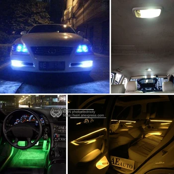 KEIN 100 KOZARCEV T10 W5W LED Žarnice silikonski COB 194 168 avto lahka Strani Klin Parkiranje Notranje luči AUTO Signalna luč avto styling