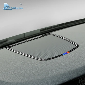 Hitrosti za BMW F10 Serije 5 F07 GT Dodatki iz Ogljikovih Vlaken nadzorni Plošči Zvočnik Pokrov Trim Avto Notranje Dekoracije Avto Styling