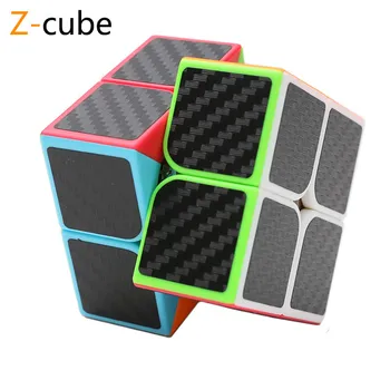 Zcube Črnih Ogljikovih Vlaken Drugi-da 2x2x2 Neo Magic Cube Z Svetlo Drugi-da Kocka Izobraževalne Ustvarjalne Igrače Za Otroke