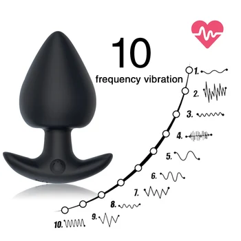 Stimulator Prostate Vibrator Sex Igrače Za Male Prostata Massager Dildo Analni Čepi Silikonski Brezžični Vibrator z vibriranjem Butt plug