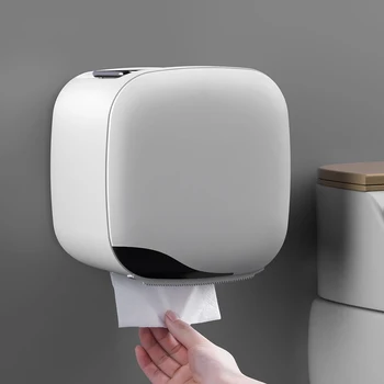 Kopalnica Škatla Za Shranjevanje Organizator Tkiva Toaletni Papir Držalo Rok Roll Cev Pladenj Nepremočljiva Gori Odstranljive , Telefon Plastičnih Vse