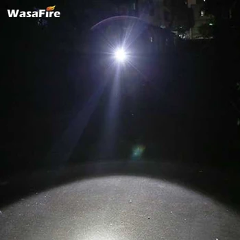 Wasafire 3 LED Prilagodljiva Svetilka samoobrambe Prenosni Teleskopsko Luč, Dolgo Bakla Lučka Zgrajena na Baterije, Za Kampiranje, ki Delajo