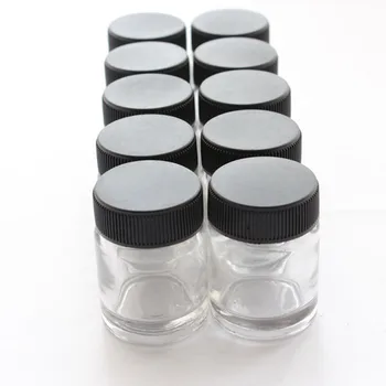 OPHIR 10pcs/veliko 22cc Povratne Steklenice Airbrush Steklenice (barve pokal) Kristalno Jasno Airbrush Rezervnih Steklenico _AC015-10x