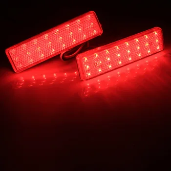 ANGRONG Za Renault Trafic Master Rdeča LED Zadnji Odbijač Reflektor Signal Zavore Rep Lučka Lučka