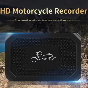 Motorno kolo DVR Motocikel Fotoaparat 1080P HD Dvojno Objektiv Prednje in Zadnje Vožnje Snemanje Night Vision Vozila Diktafon Padec Ladijskega prometa