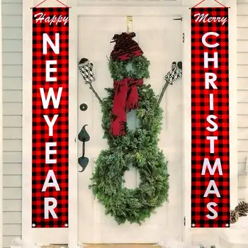 Nutcracker Vojak Banner Božični Dekor Za Dom Vesel Božič Vrata Dekor 2020 Okras Božič Srečno Novo Leto 2021 Navidad