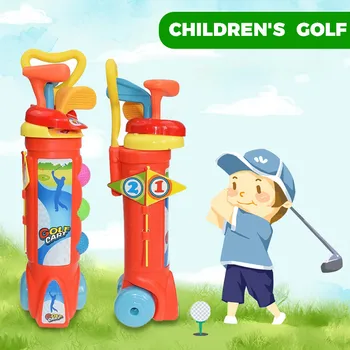 1 Nastavite Prostem, Otroci Golf Klub Igrače Otroci Darilo Golf Igra z Žogo Plastično Mini Golf Šport za Otroka Razviti Sposobnost Izobraževalne Igrače