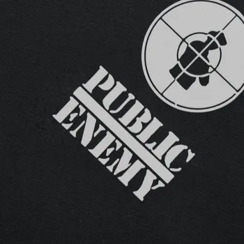 Javni Sovražnik T Shirt Nega, Poletje Slog, Kratek Rokav Novost Glasbe Moški T-Shirt Rap Bombaža Moške Tees Vrh
