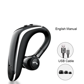 Dolgo Pripravljenosti Hitro Polnjenje Bluetooth Slušalke Poslovnih Vožnje Brezžično Slušalko, ki Visi Uho Šport Anti-znoj Neboleč Klic Earpho