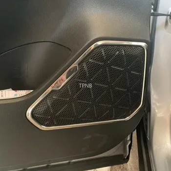 Za Toyota RAV4 2019 2020 Avto Notranja Vrata Stereo Zvočnik Zvočne Obroč Pokrov Zvočni Posnetek Dekoracijo Trim Styling Dodatki