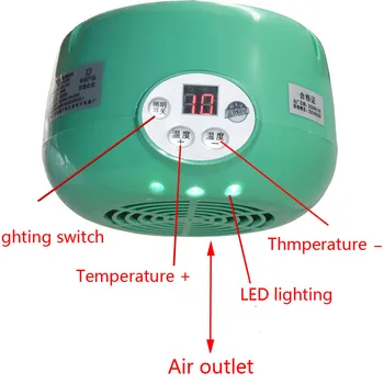 2021 Ogrevanja Svetilke Živalskega Toplo Luč Za Piščanca Piglet Pes Pet Thermostatic Temperaturni Regulator Grelnika Za Inkubator