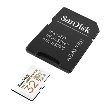 SanDisk MAX VZDRŽLJIVOSTI Pomnilniško Kartico microSD 128GB 256GB 64GB 32GB Snemanje v Polni visoki LOČLJIVOSTI ali 4K za akcijske kamere ali brezpilotna letala