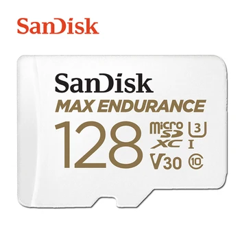 SanDisk MAX VZDRŽLJIVOSTI Pomnilniško Kartico microSD 128GB 256GB 64GB 32GB Snemanje v Polni visoki LOČLJIVOSTI ali 4K za akcijske kamere ali brezpilotna letala