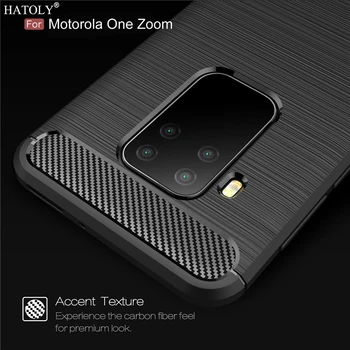 Za Kritje Motorola Eno Zoom Primeru Shockproof Mehko Hrbtni Pokrovček Moto Eno Zoom Pro Primeru TPU Telefon Odbijača Primeru Za Motorola Eno Zoom