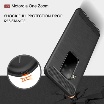 Za Kritje Motorola Eno Zoom Primeru Shockproof Mehko Hrbtni Pokrovček Moto Eno Zoom Pro Primeru TPU Telefon Odbijača Primeru Za Motorola Eno Zoom