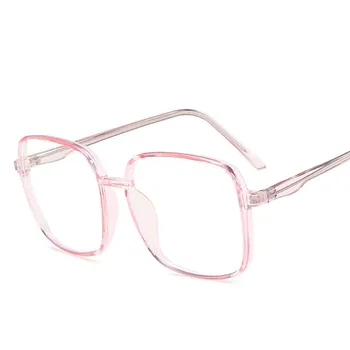 Moda Kvadratnih Anti-modra Svetloba Očala Ženske Letnik Plastični Okvir Prevelik Optika Moške Oči Očala Nova Očala za Kratkovidnost 2020