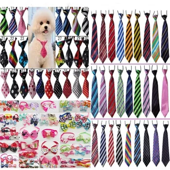 (120pc/veliko )Barvita Hišne živali, Pes, kuža, Kravate, metuljčki Mačka Neckties Nego Psa materiala za majhen srednji velik pes 6 model Y102