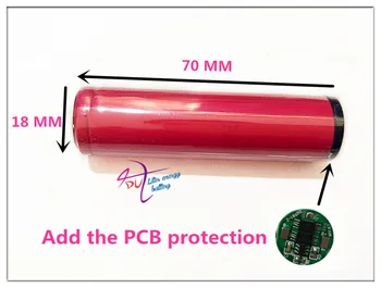 1pcs/veliko Nov Original za Sanyo 18650 2600 mAh 3,7 V Polnilna litijeva baterija UR18650ZY+ PCB protection board